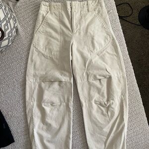 Free People Wide Leg Cargo Pants size 4